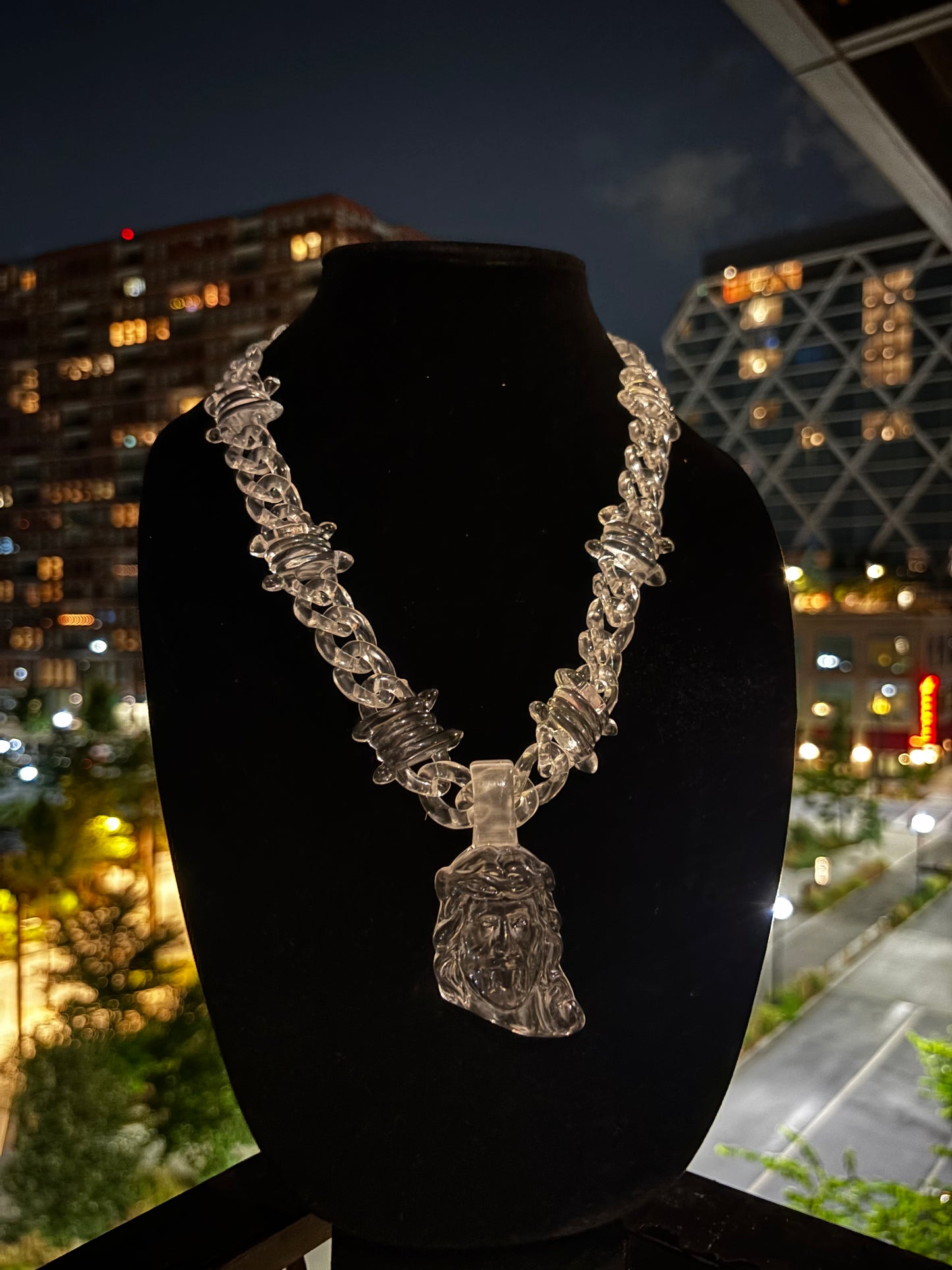Acrylic Jesus Chain